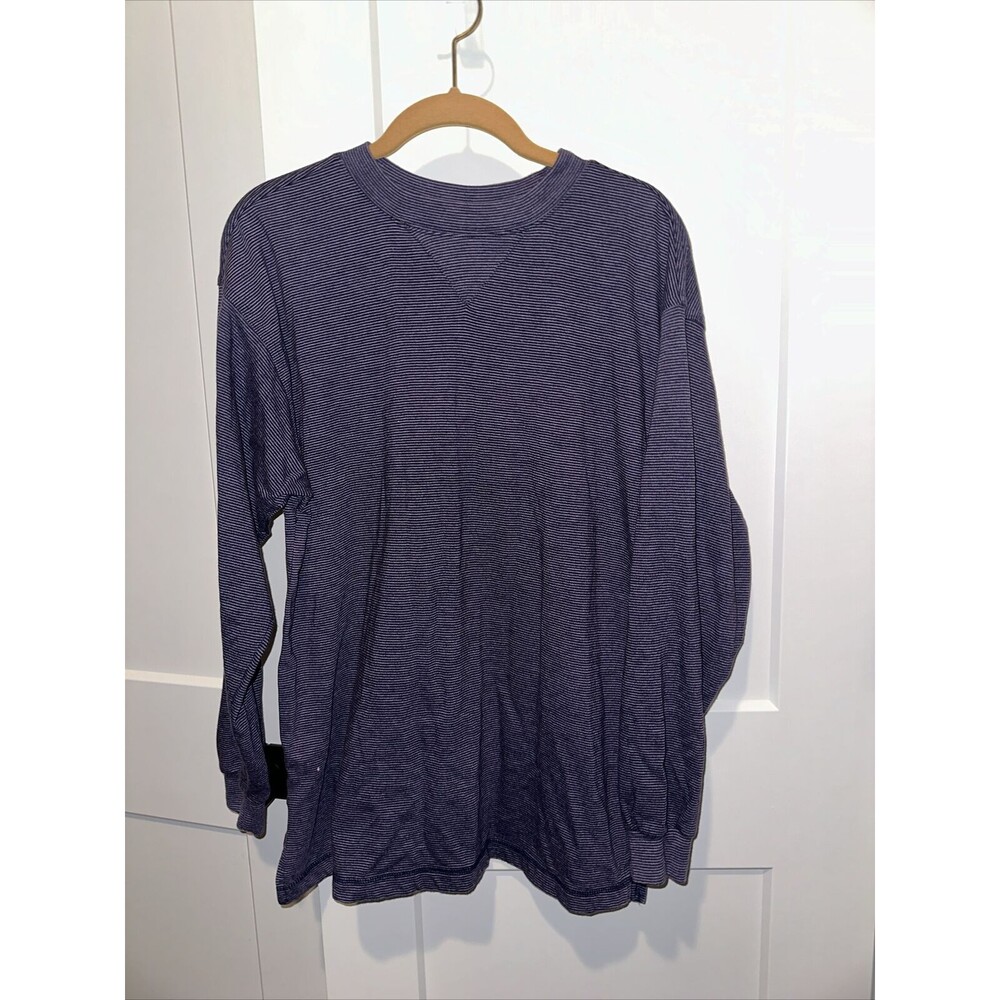 90s Vintage On Your Mark Purple/black Long Sleeve Shirt Medium VTG 1990s Medium